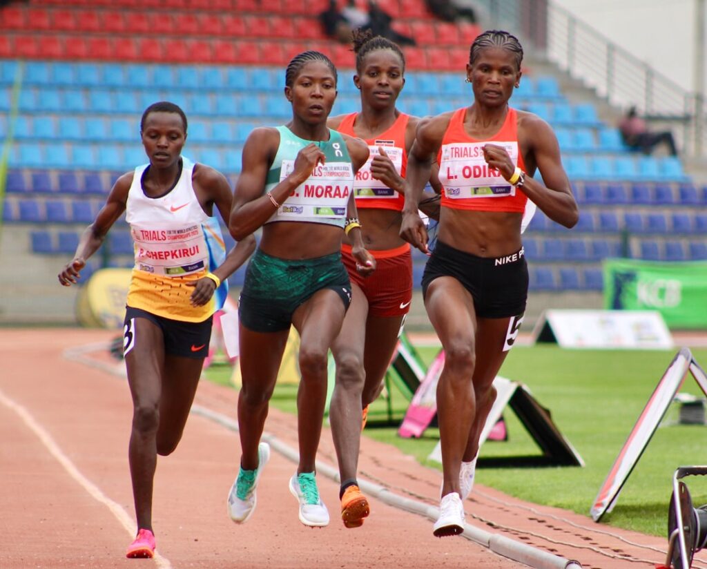 Track athletes racing, illustrating Team Kenya's Glasgow 2026 Commonwealth Games campaign