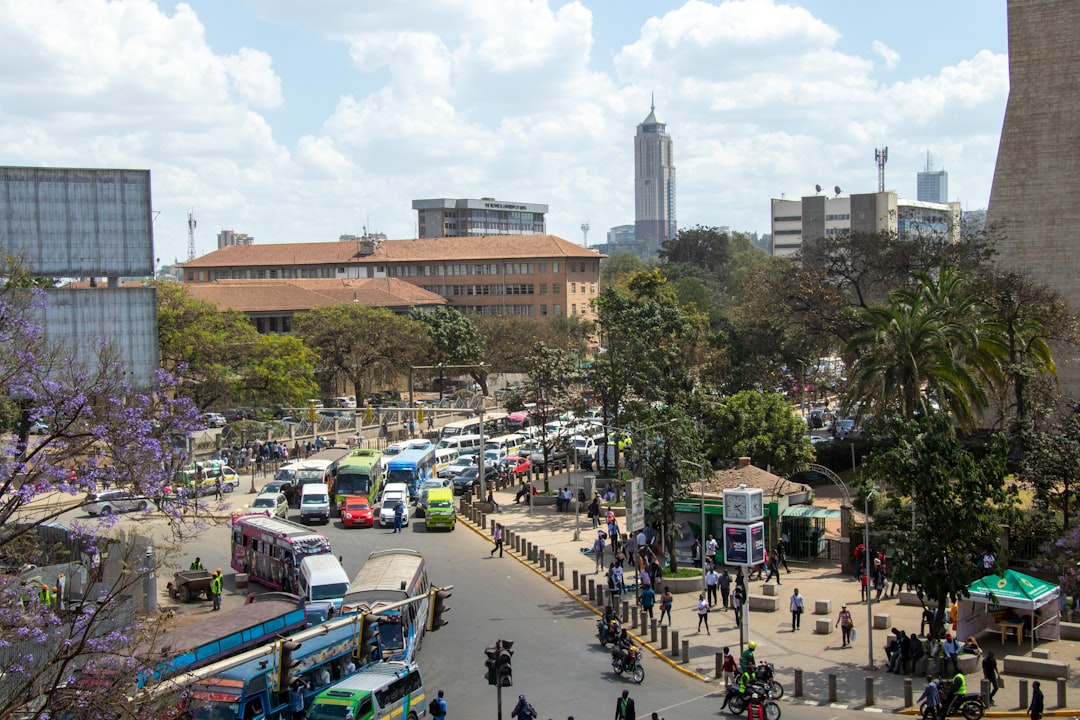Nairobi traffic representing transport and logistics infrastructure built by Kenyan startups
